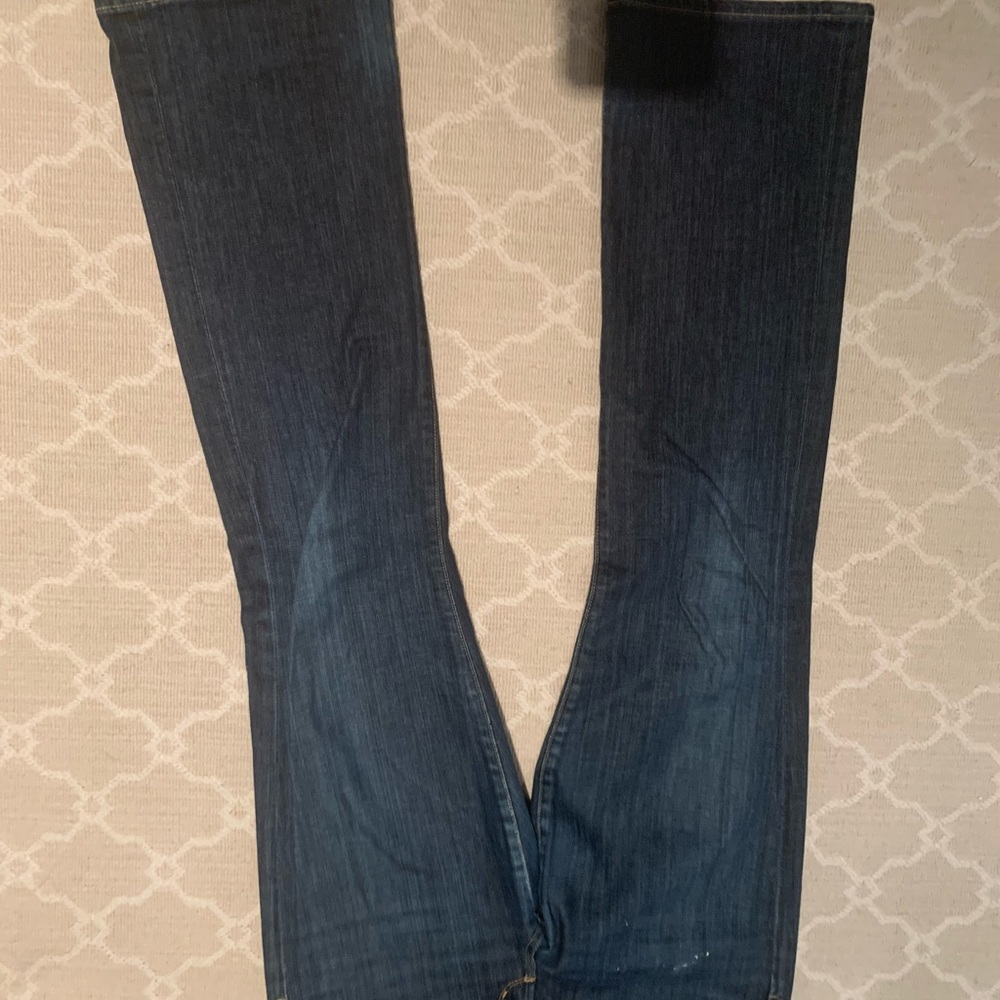 Y2K bootcut jeans.